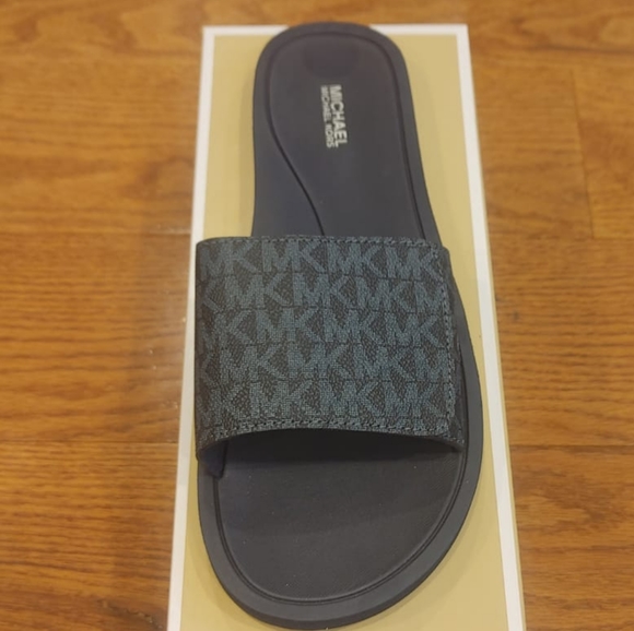 New MK logo blue Michael Kors adjustable slide - Picture 1 of 2